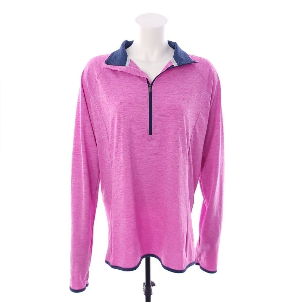 Under Armour Threadbone XL Fitted Heatgear Thumbhole Half Zip Mock Neck Pullover - Picture 4 of 15
